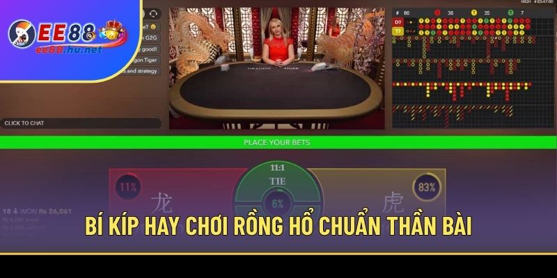 Bí kíp hay chơi Rồng Hổ chuẩn thần bài