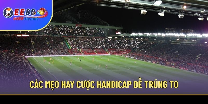 Các mẹo hay cược handicap dễ trúng to