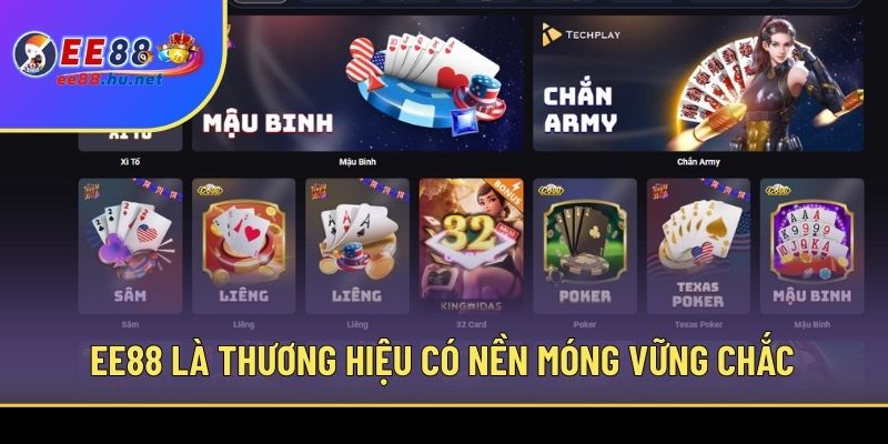 Trang chủ 45 EE88 là thương hiệu cá cược có nền móng vững chắc