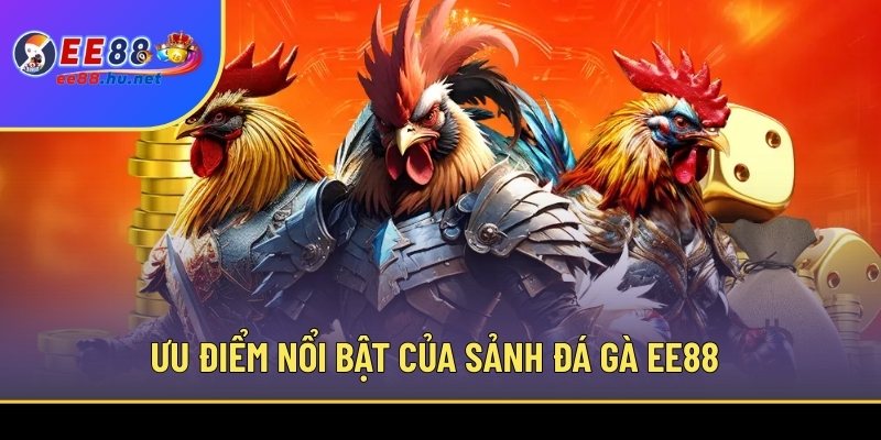 Ưu điểm nổi bật của sảnh Đá gà EE88 